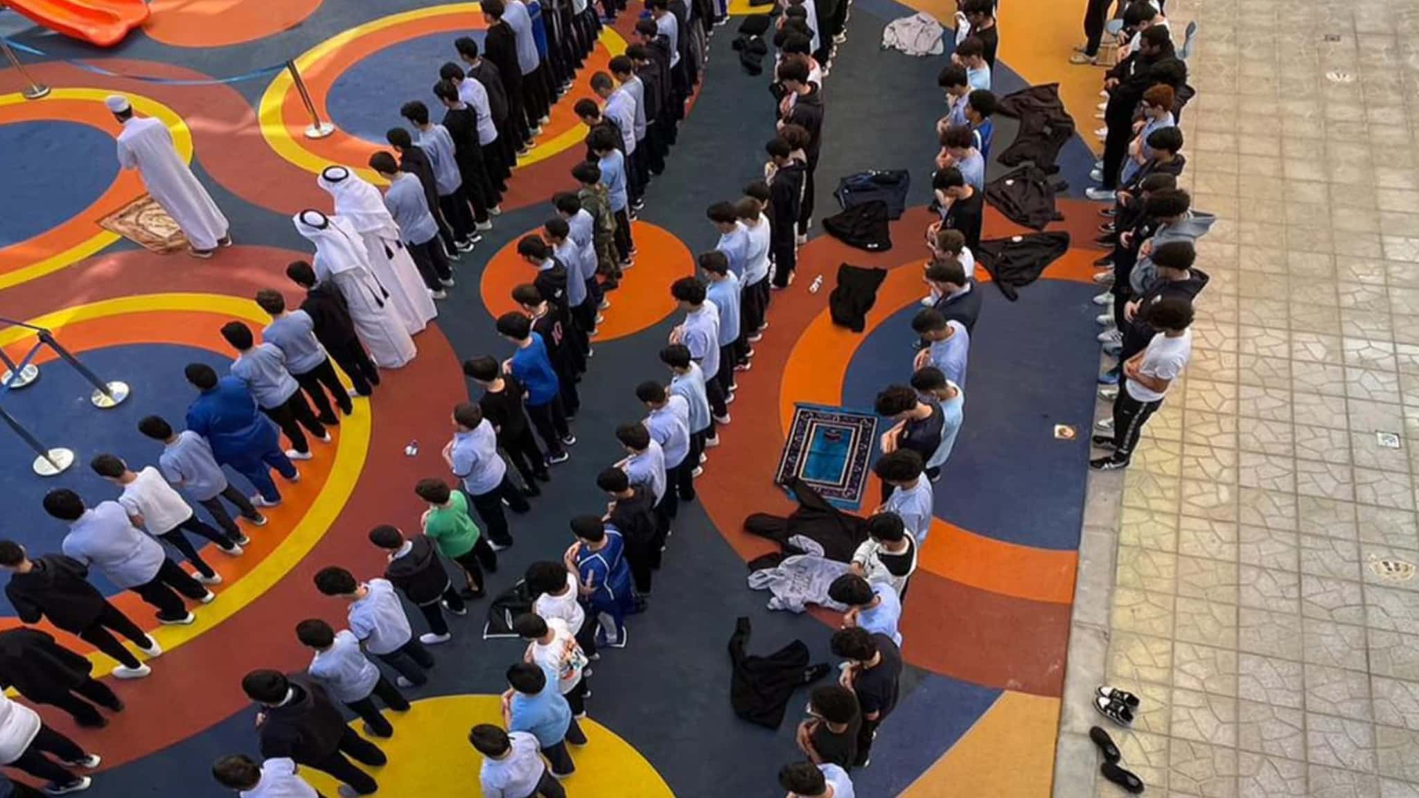 American Hartford School held a prayer for rain